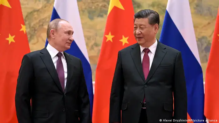 2022年2月4日，普京和习近平在北京会面