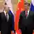 中国被认为在俄乌议题上偏袒俄罗斯，至今中国拒绝将俄罗斯入侵乌克兰称为“战争”。图为普京（左）和习近平（右）