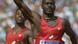 FILE -- Canada's Ben Johnson gives a number one sign after setting a world record for the men's 100-meter and winning a gold medal at the Seoul Summer Olympics, in this Sept. 24, 1988 photo. Teammate Desai Williams approaches in the background. Johnson is gone for good from track and field. The International Amateur Athletic Federation rejected a petition to allow Johnson to return to competition. The IAAF said the ruling was final, with no possibility of an appeal. (AP Photo/Dieter Endlicher) FILE -- Canada's Ben Johnson gives a number one sign after setting a world record for the men's 100-meter and winning a gold medal at the Seoul Summer Olympics, in this Sept. 24, 1988 photo. Teammate Desai Williams approaches in the background. Johnson is gone for good from track and field. The International Amateur Athletic Federation rejected a petition to allow Johnson to return to competition. The IAAF said the ruling was final, with no possibility of an appeal. (AP Photo/Dieter Endlicher)