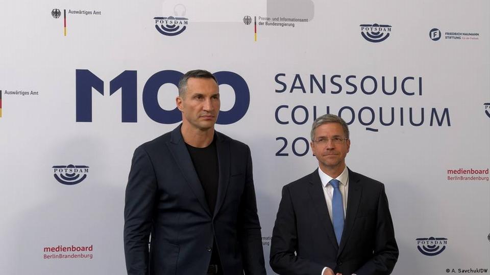 Володимир Кличко на врученні премії M100 Media Award