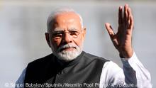 Sept. 16, 2022.
Indian Prime Minister Narendra Modi arrives to attend the Shanghai Cooperation Organization (SCO) summit in Samarkand, Uzbekistan, Friday, Sept. 16, 2022. (Sergei Bobylev, Sputnik, Kremlin Pool Photo via AP)