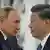 El presidente ruso Vladimir Putin (izquierda en la imagen) y su homólogo chino Xi Jinping