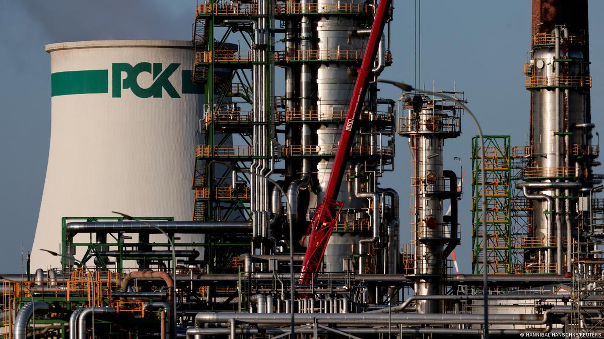 Rafineria PCK Schwedt Niemcy Maj Problem DW 22 02 2023