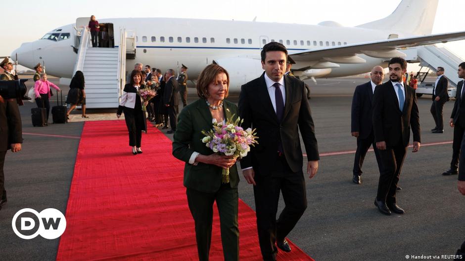 US-Spitzenpolitikerin Nancy Pelosi in Armenien eingetroffen