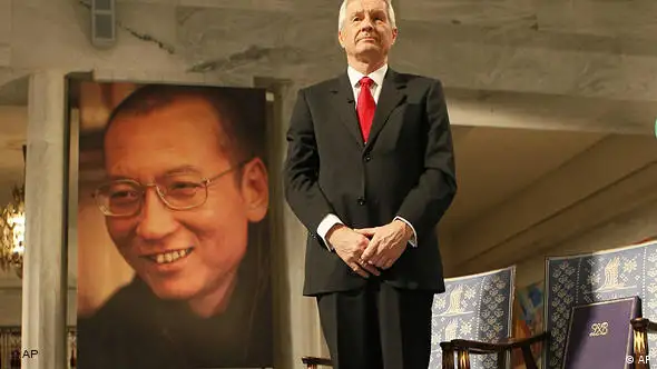 Norwegen China Friedensnobelpreis Verleihung an Liu Xiaobo in Oslo Thorbjörn Jagland Flash-Galerie