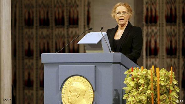 Die norwegische Schauspielerin Liv Ullmann während der Zeremonie für den Friedensnobelpreisträger Liu Xiaobo in Oslo (Foto: AP)