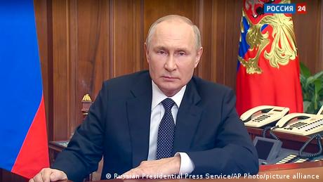 Руският президент обяви частична военна мобилизация в страната съобщиха световните
