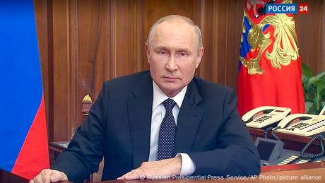 Руският президент обяви частична военна мобилизация в страната съобщиха световните