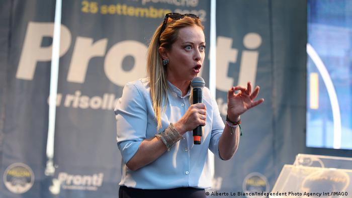 Giorgia Meloni, candidata favorita en las elecciones de este 25 de septiembre