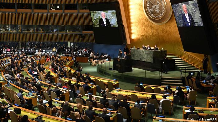 US-Präsident Joe Biden spricht vor der UN