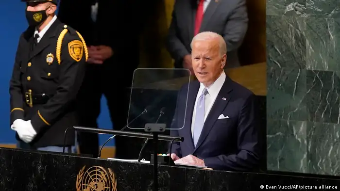 US-Präsident Joe Biden spricht vor der UN