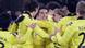 Dortmund's Nuri Sahin of Turkey, third frm left, celebrates with teammates Dortmund's Nuri Sahin of Turkey, third frm left, celebrates with teammates