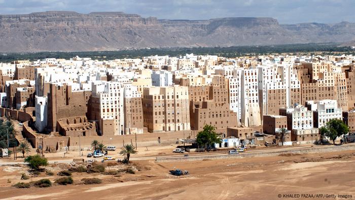 A general view of the historical city of Shibam in Hadramaut province of eastern Yemen.