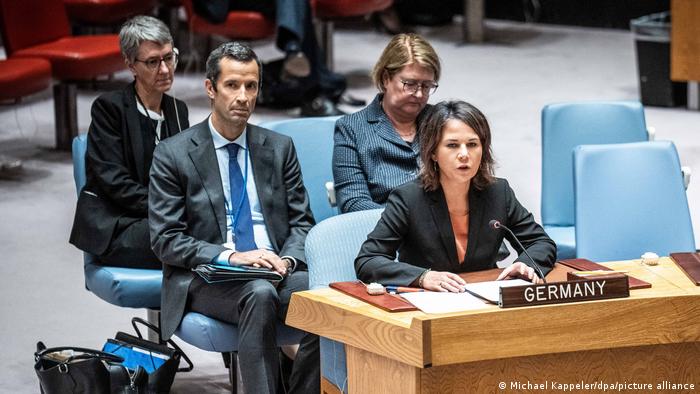 USA, New York | Sitzung des UN Sicherheitsrat | Außenministerin Annalena Baerbock