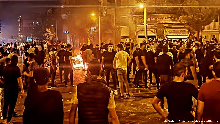محتجون في طهران على مقتل مهسا أميني 21ز09.2022