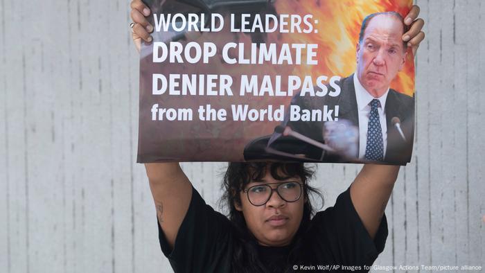 Protest vor der Weltbank in Washington 