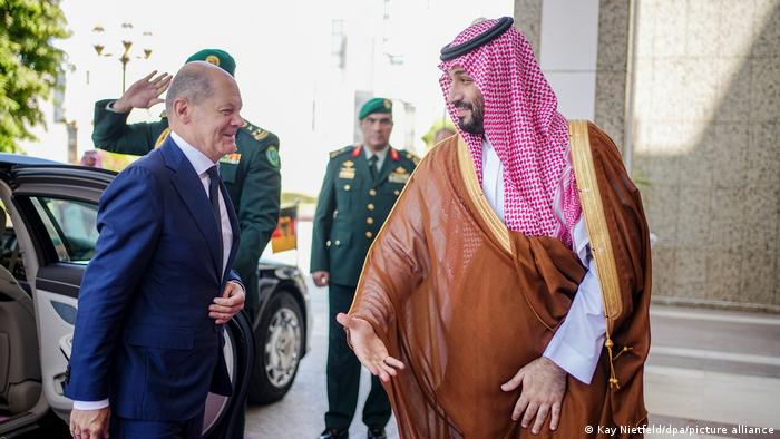 Saudi-Arabien | Bundeskanzler Olaf Scholz und Mohammed bin Salma
