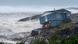 A home about to washed away by the sea by winds caused by post Tropical Storm Fiona. A home about to washed away by the sea by winds caused by post Tropical Storm Fiona.