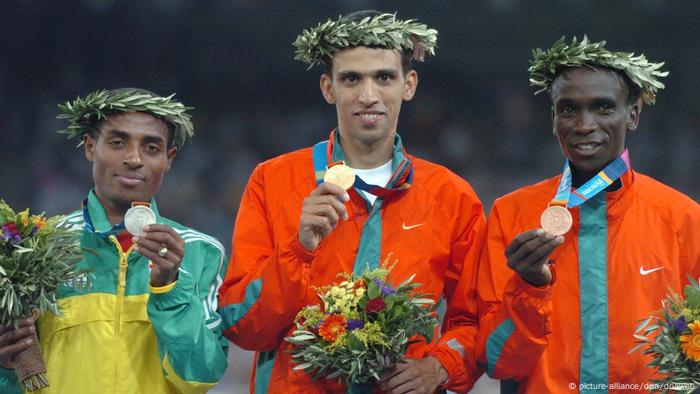 Athens 2004: Athletics: Podium in 5000m