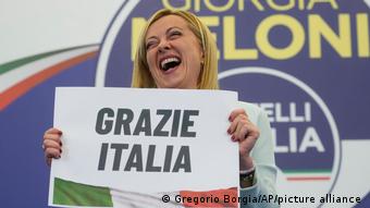 Wahl auf Italienisch |  Wahlabend in der FdI-Parteizentrale 