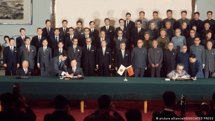 1972年9月29日，中日两国签署《中日联合声明》，正式建交。
