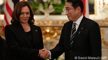 哈里斯与岸田共同谴责中国的台海行径