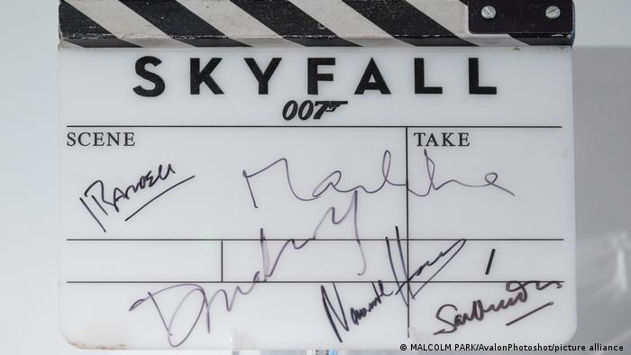 Filmklappe aus dem Film Skyfall 