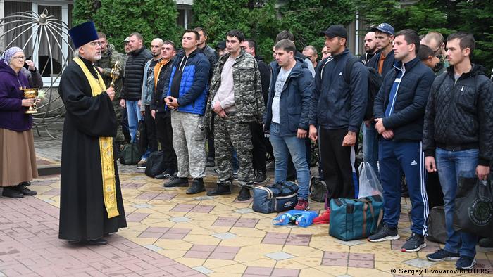 Russland Teilmobilmachung, Reservisten in Bataysk
