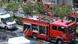 Ambulancias y vehículos de bomberos durante una intervención en julio del año pasado en Hangzhou. Ambulancias y vehículos de bomberos durante una intervención en julio del año pasado en Hangzhou.