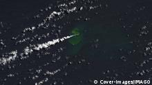 Una nueva isla acaba de nacer en el Pacífico tras la erupción de un volcán submarino