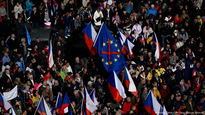 Česká republika, Praha |  Demonstrace proti ruským sankcím