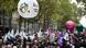Protesters march in Paris Protesters march in Paris
