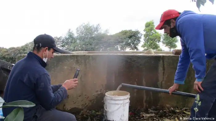 DW Akademie Projekt | Vientos Alisios | Kolumbien | Test Wasserqualität