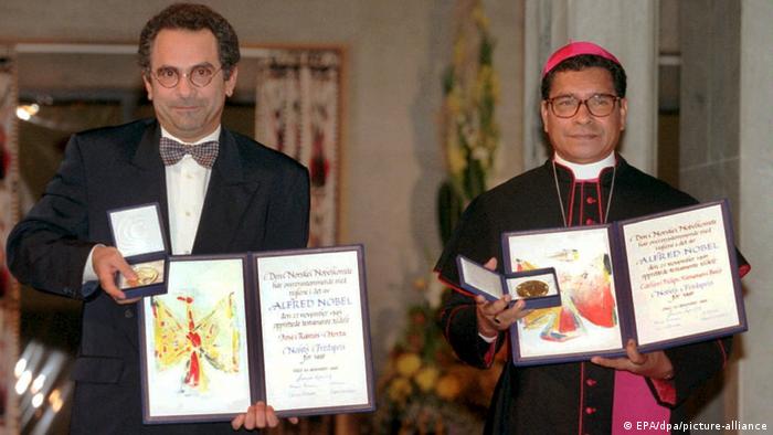 Norwegen, Oslo | Carlos Belo und Ramos-Horta erhalten den Friedensnobelpreis