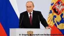 Putin anunță anexarea teritoriilor ucrainene la Rusia și acuză Occidentul de satanism