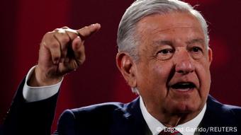 AMLO, en una conferencia de prensa.