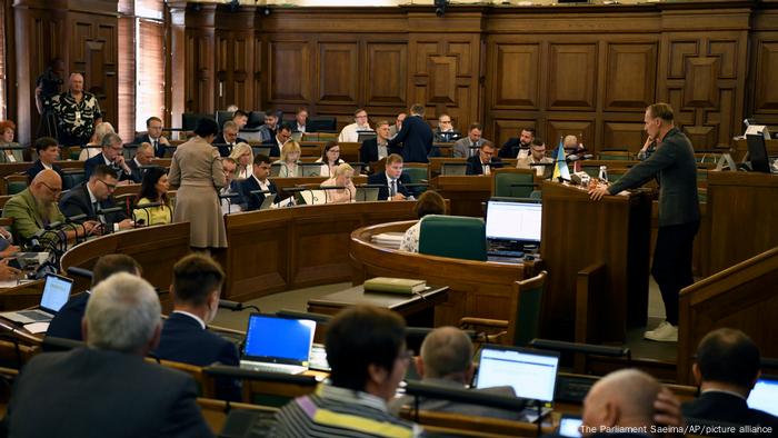 Latvia Riga Parliament