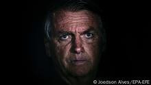 epaselect epa10220664 Brazilian president and candidate for re-election, Jair Bolsonaro, holds a press conference, at the Palacio do Alvorada in Brasilia, Brazil, 02 October 2022. Former President Luiz Inacio Lula da Silva will proceed to the second round of presidential elections with the current president, Jair Bolsonaro, according to the official results of the Brazilian elections. EPA-EFE/Joedson Alves IMAGE REISSUED WITH ALTERNATE TONING