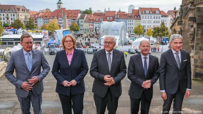 Germany 3 October celebrations in Erfurt