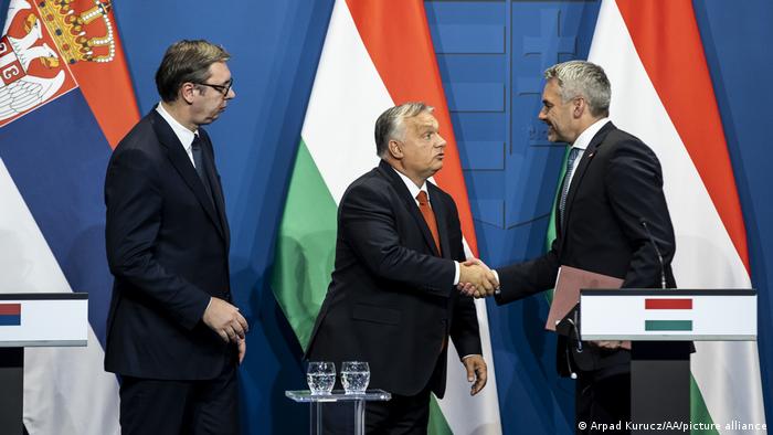 Vučić, Orban, Nehamer
