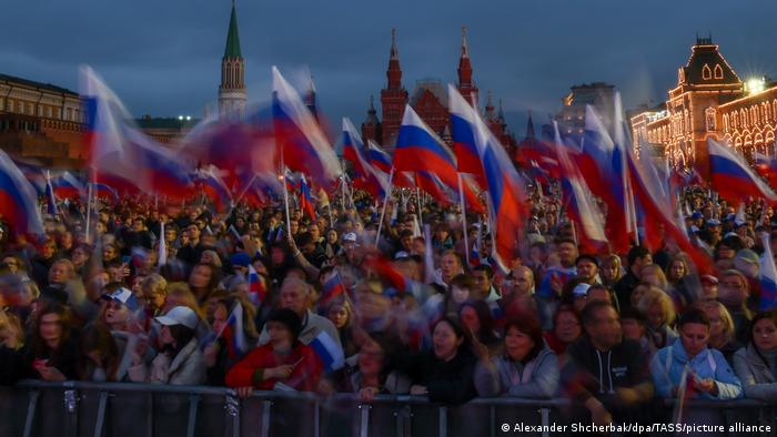 Konzert in Russland Moskau zur Feier der Fake Referenden
