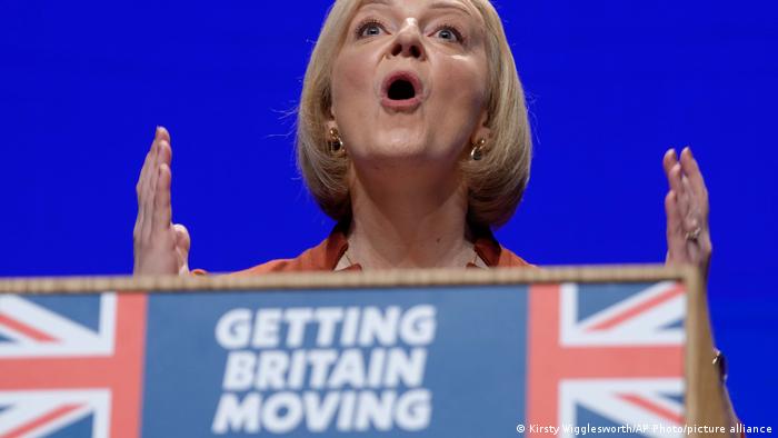 England | Parteitag der Konservativen in Birmingham | Rede Liz Truss