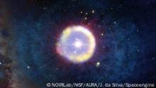 Astronomers discover evidence of the universe's first stars
This artist’s impression shows a field of Population III stars as they would have appeared a mere 100 million years after the Big Bang. Astronomers may have discovered the first signs of their ancient chemical remains in the clouds surrounding one of the most distant quasars ever detected