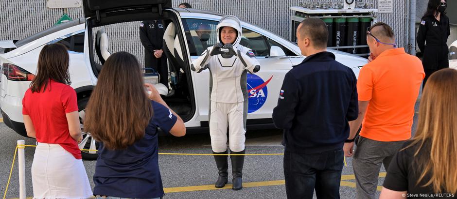 Anna Kikina é a primeira cosmonauta russa a voar a bordo de uma espaçonave americana desde 2002