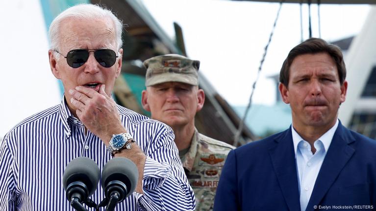 Hurricane Ian: Biden And DeSantis Stress Unity Amid Cleanup – DW – 10 ...