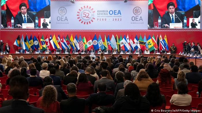Foto de evento de inauguración de la Asamblea General de la OEA