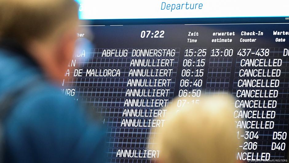 Deutschland: Flüge gestrichen, da Eurowings-Piloten streiken |  Neuigkeiten |  DW