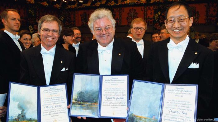 Schweden Physik-Nobelpreise Störmer Laughlin Tsui 1998