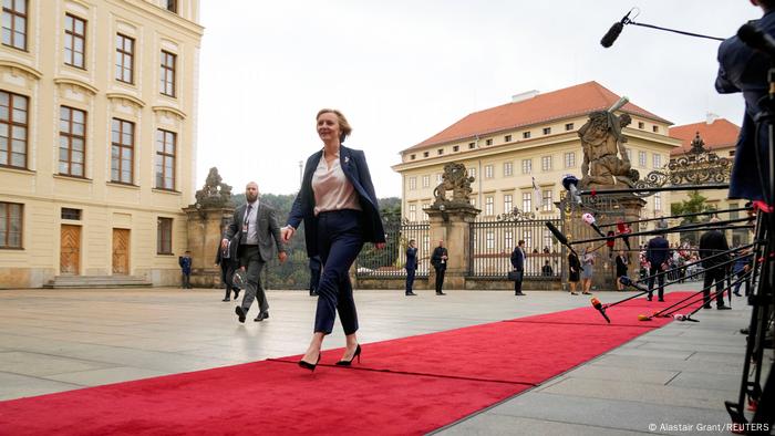 Tschechien Prag | Gründungsgipfel Europäische Politische Gemeinschaft | Liz Truss, Großbritannien