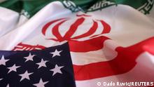 USA and Iranian flags are seen in this illustration taken, September 8, 2022. REUTERS/Dado Ruvic/Illustration